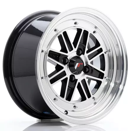 JR Wheels JR31 15x7.5 ET20 4x100 Gloss Black Machined Face - Japan Racing vanteet - 5902211902676 - 1