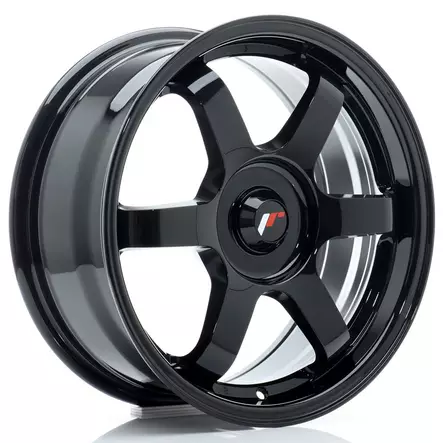 JR Wheels JR3 16x7 ET25-40 BLANK Gloss Black - Japan Racing vanteet - 5902211988816 - 1