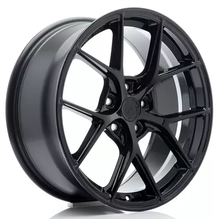 JR Wheels SL01 18x8 ET40 5x112 Gloss Black - Japan Racing vanteet - 5906871149396 - 1