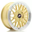 JR Wheels JR23 16x7 ET20-45 5H BLANK Gold w/Machined Lip - Japan Racing vanteet - 5902211994916 - 1
