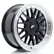 JR Wheels JR23 17x8 ET20-45 4H BLANK Gloss Black w/Machined Lip - Japan Racing vanteet - 5902211995036 - 1