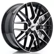 JR Wheels JR28 17x7 ET40 4x100 Gloss Black Machined Face - Japan Racing vanteet - 5902211957836 - 1