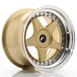 JR Wheels JR6 17x10 ET20 BLANK Gold w/Machined Lip - Japan Racing vanteet - 5902211924586 - 1