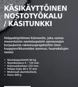 Käsitunkki / nostotyökalu - Autotyökalut ja tarvikkeet - 6430074695736 - 2