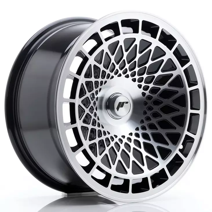 JR Wheels JR14 17x8,5 ET15 Blank Gloss Black Machined Face - Japan Racing vanteet - 5902211912736 - 1