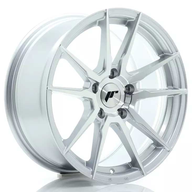 JR Wheels JR21 17x8 ET35 5x100 Silver Machined - Japan Racing vanteet - 5902211996026 - 1