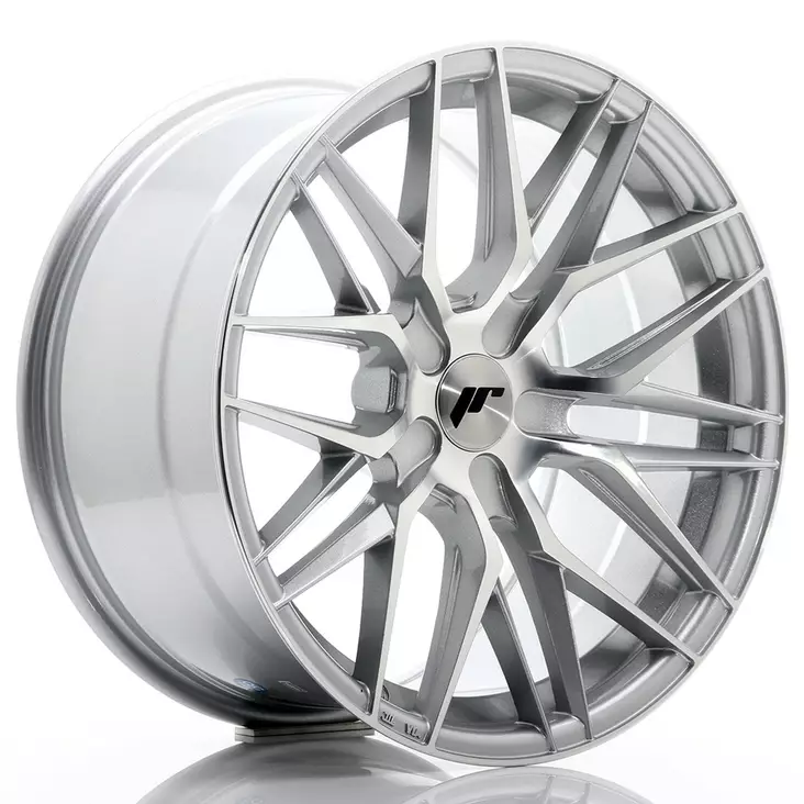 JR Wheels JR28 18x9,5 ET20-40 5H BLANK Silver Machined Face - Japan Racing vanteet - 5902211929086 - 1
