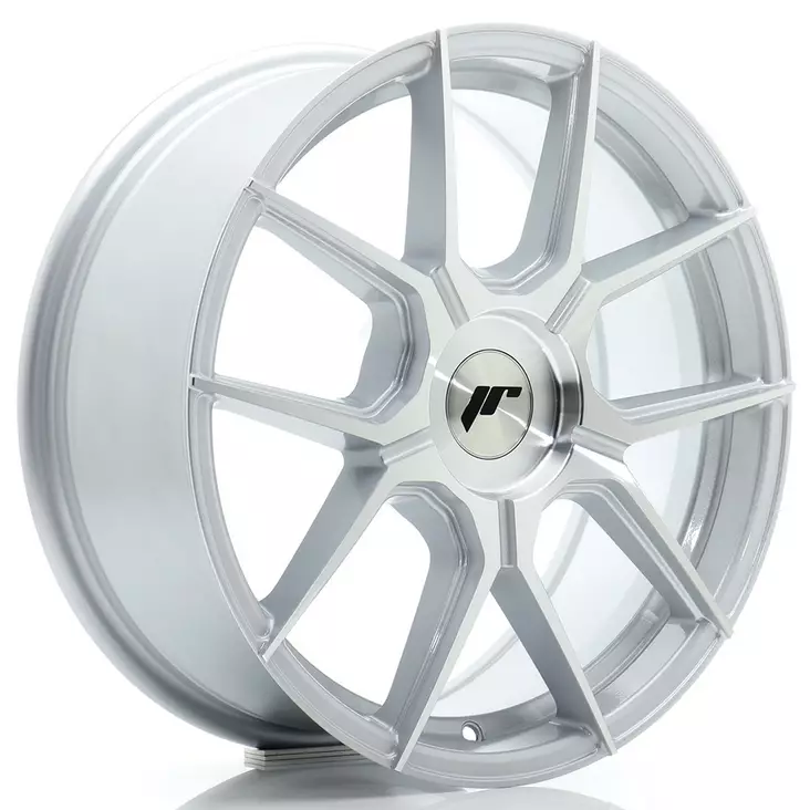 JR Wheels JR30 17x7 ET20-40 BLANK Silver Machined Face - Japan Racing vanteet - 5902211900146 - 1