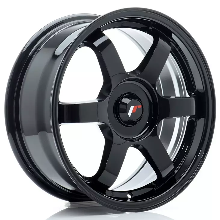 JR Wheels JR3 16x7 ET25-40 BLANK Gloss Black - Japan Racing vanteet - 5902211988816 - 1