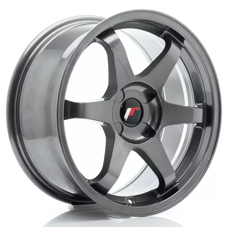 JR Wheels JR3 17x8 ET20-35 4H BLANK Gun Metal - Japan Racing vanteet - 5902211998556 - 1