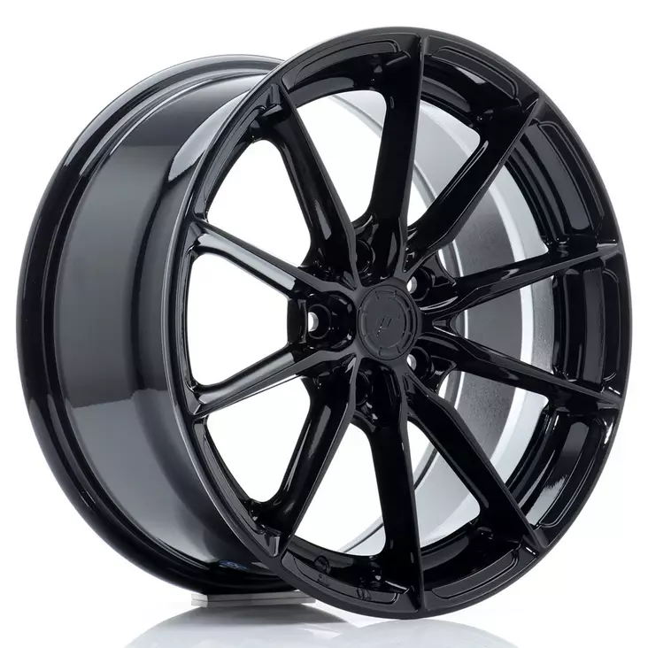 JR Wheels JR37 17x8 ET40 5x112 Glossy Black - Japan Racing vanteet - 5902211957256 - 1