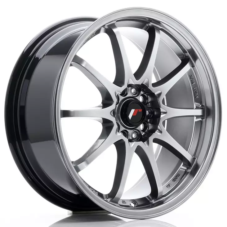 JR Wheels JR5 18x8 ET35 5x100 Hyper Black - Japan Racing vanteet - 5902211971566 - 1