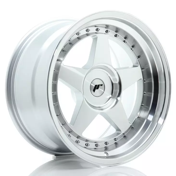 JR Wheels JR6 18x10 ET0-25 BLANK Silver Machined Face - Japan Racing vanteet - 5902211999386 - 1