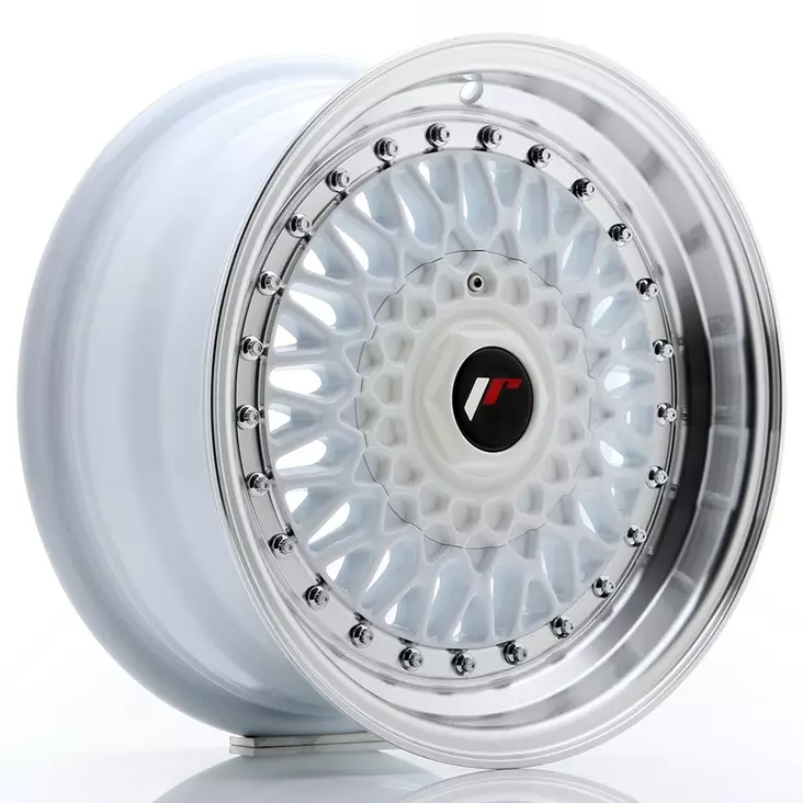 JR Wheels JR9 15x7 ET20 4x100/108 White w/Machined Lip - Japan Racing vanteet - 5902211907756 - 1