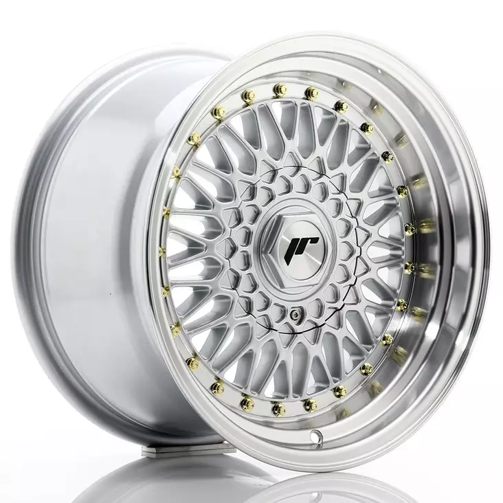 JR Wheels JR9 16x9 ET20 BLANK Silver w/Machined Lip - Japan Racing vanteet - 5902211912156 - 1