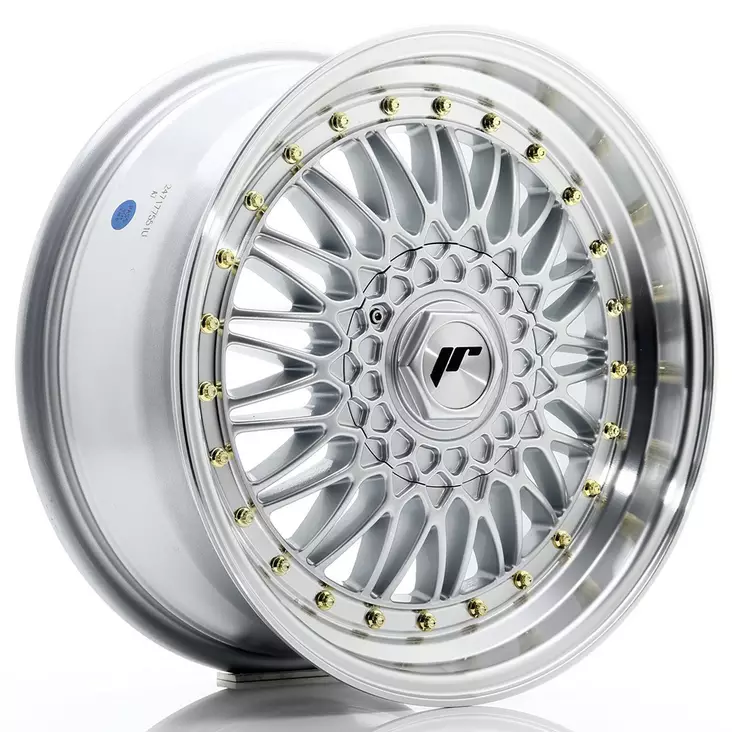 JR Wheels JR9 17x7,5 ET20 4x100/108 Silver w/Machined Lip - Japan Racing vanteet - 5902211917076 - 1
