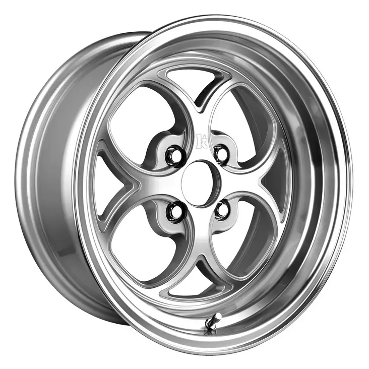 Klutch SL2 15x8,5 ET17 4x100 Silver Machined Face - Klutch vanteet - 5906871106146 - 1