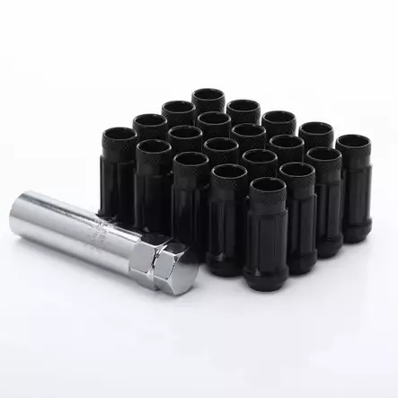 Forged Steel Japan Racing Nuts JN4 12x1,25 Black - Pyöränmutterit - 5902211941187 - 2