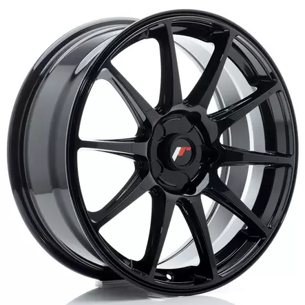 JR Wheels JR11 18x7,5 ET40 5x108 Gloss Black - Japan Racing vanteet - 5906871176767 - 1