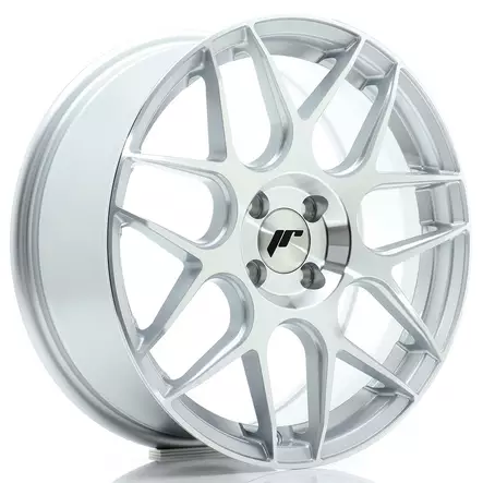 JR Wheels JR18 17x7 ET40 4x100 Silver Machined Face - Japan Racing vanteet - 5902211993667 - 2