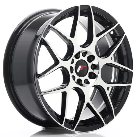 JR Wheels JR18 18x7,5 ET40 5x112/114 Black Machined - Japan Racing vanteet - 5902211913207 - 1