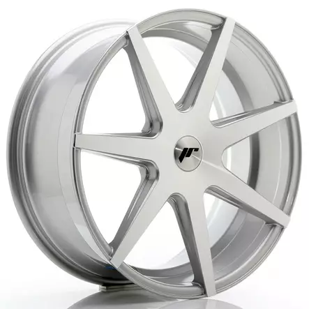 JR Wheels JR20 20x8,5 ET35 5x114,3 Silver Machined - Japan Racing vanteet - 5906871144247 - 1