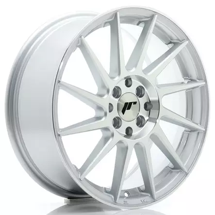 JR Wheels JR22 17x7 ET40 5x100/114 Silver Machined Face - Japan Racing vanteet - 5902211974017 - 1