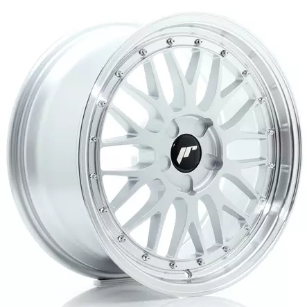 JR Wheels JR23 18x8 ET20-42 5H BLANK Hyper Silver w/Machined Lip - Japan Racing vanteet - 5902211995197 - 1