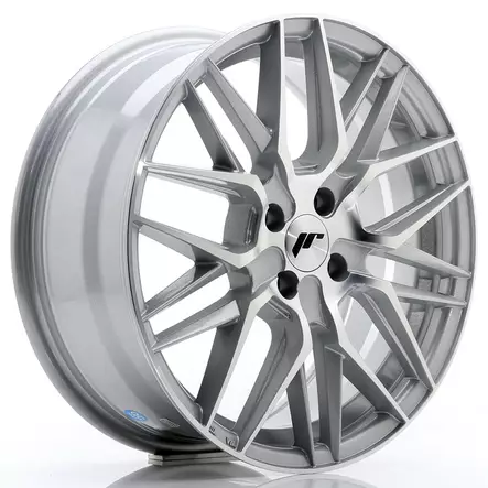 JR Wheels JR28 17x7 ET40 4x100 Silver Machined - Japan Racing vanteet - 5902211946267 - 1