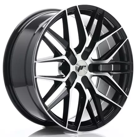JR Wheels JR28 20x8,5 ET40 5x114,3 Gloss Black Machined - Japan Racing vanteet - 5906871107457 - 1