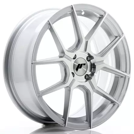 JR Wheels JR30 17x7 ET40 4x100 Silver Machined Face - Japan Racing vanteet - 5902211931157 - 1