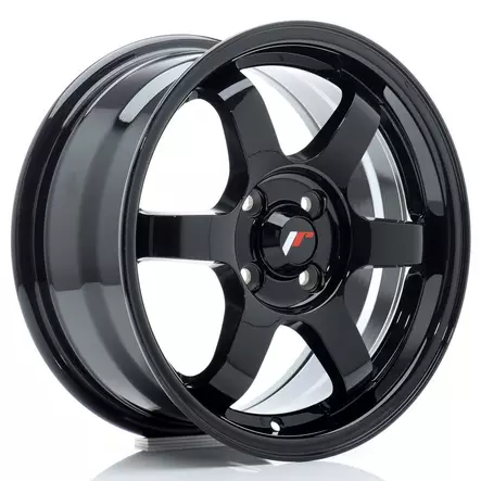JR Wheels JR3 15x7 ET40 4x100 Gloss Black - Japan Racing vanteet - 5902211988687 - 1