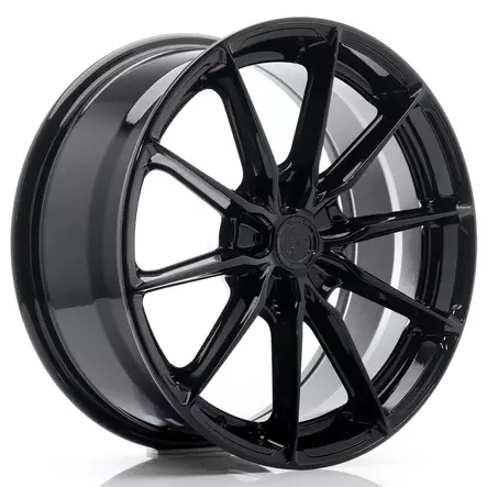 JR Wheels JR37 18x8 ET35 5x112 Gloss Black - Japan Racing vanteet - 5906871107907 - 1