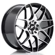 JR Wheels JR18 17x8 ET35 5x100/114 Black Machined Face - Japan Racing vanteet - 5902211993797 - 1