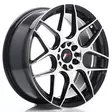 JR Wheels JR18 18x7,5 ET40 5x112/114 Black Machined - Japan Racing vanteet - 5902211913207 - 1