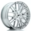 JR Wheels JR28 16x7 ET20-40 BLANK Silver Machined Face - Japan Racing vanteet - 5902211985457 - 1