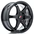 JR Wheels JR3 17x7 ET20-42 BLANK Gloss Black - Japan Racing vanteet - 5906871153317 - 1