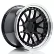 JR Wheels JR40 18x10,5 ET15-22 5H BLANK Gloss Black w/Machined Lip - Japan Racing vanteet - 5902211980957 - 1