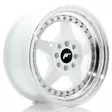 JR Wheels JR6 15x7 ET25 4x100/108 White w/Machined Lip - Japan Racing vanteet - 5902211998907 - 1