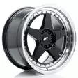 JR Wheels JR6 18x9,5 ET22 5x114,3/120 Gloss Black w/Machined Lip - Japan Racing vanteet - 5902211999577 - 1