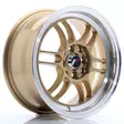 JR Wheels JR7 15x7 ET38 4x100/114 Gold w/Machined Lip - Japan Racing vanteet - 5902211917847 - 1