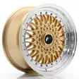 JR Wheels JR9 16x7,5 ET25 BLANK Gold w/Machined Lip - Japan Racing vanteet - 5902211919667 - 1