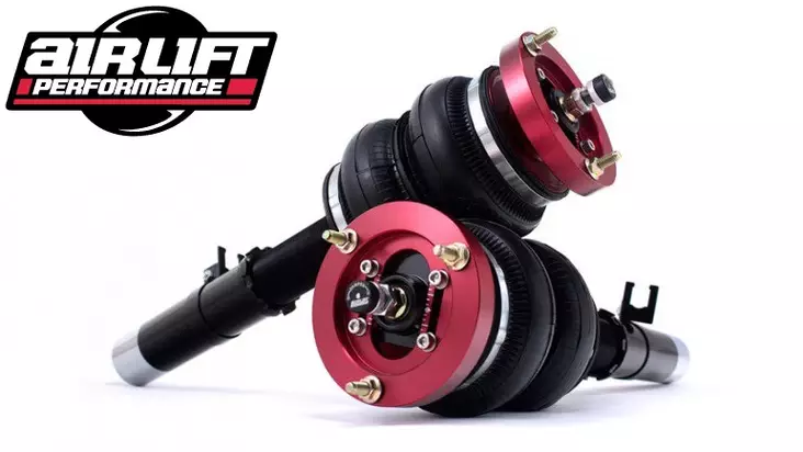 Etupään ilma-alustasarja hitsattava (51mm tolpan halkaisija), Air Lift Performance 75573 - Air Lift ilma-alustat - Airl-0057 - 1