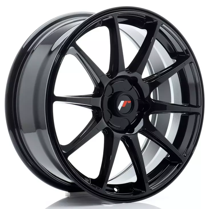 JR Wheels JR11 18x7,5 ET40 5x108 Gloss Black - Japan Racing vanteet - 5906871176767 - 1