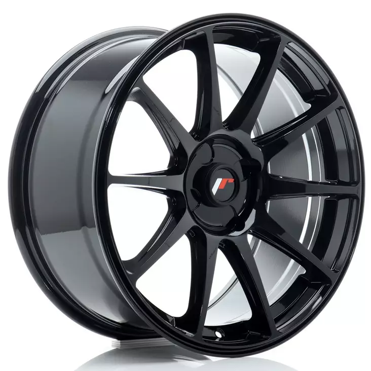 JR Wheels JR11 18x8,5 ET20-40 4H Blank Gloss Black - Japan Racing vanteet - 5902211989967 - 1