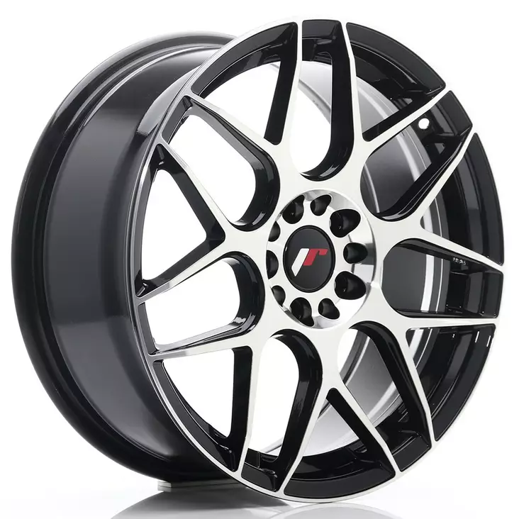 JR Wheels JR18 18x7,5 ET40 5x112/114 Black Machined - Japan Racing vanteet - 5902211913207 - 1