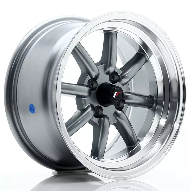 JR Wheels JR19 15x8 ET0 4x100 Gun Metal - Japan Racing vanteet - 5902211919537 - 1