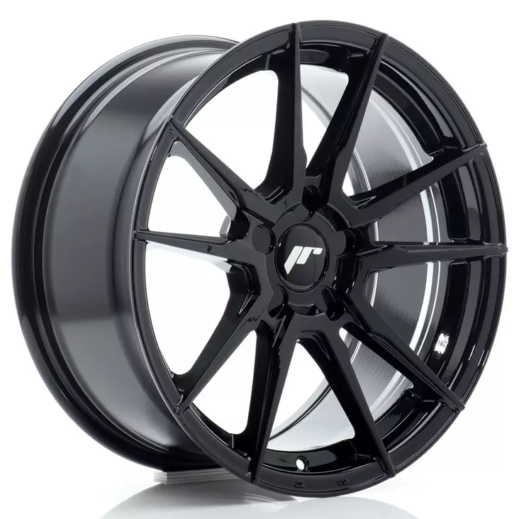 JR Wheels JR21 17x8 ET20-35 5H BLANK Gloss Black - Japan Racing vanteet - 5902211995937 - 1