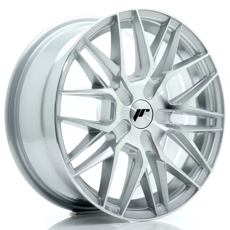 JR Wheels JR28 16x7 ET20-40 BLANK Silver Machined Face - Japan Racing vanteet - 5902211985457 - 1
