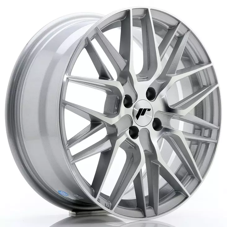 JR Wheels JR28 17x7 ET40 4x100 Silver Machined - Japan Racing vanteet - 5902211946267 - 1